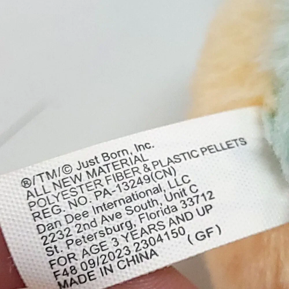 Peeps Plush Rainbow Easter Bunny 8